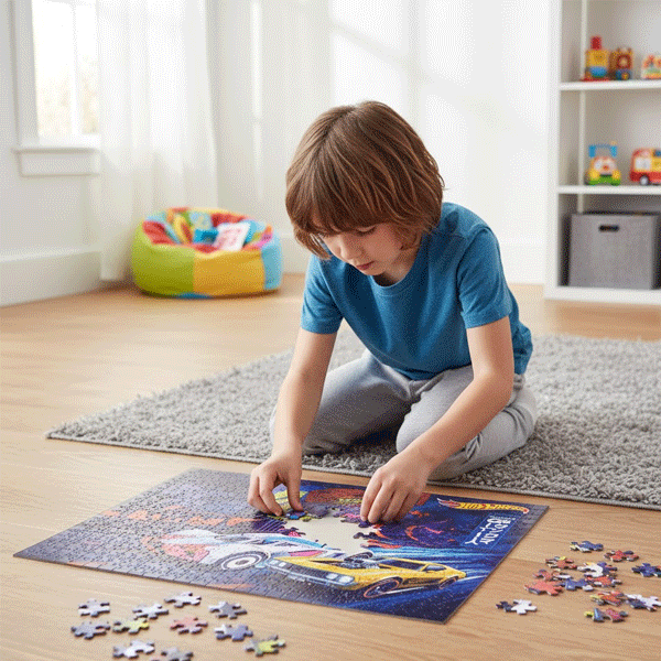 Hot Wheels Puzzle 100 Piece Puzzle