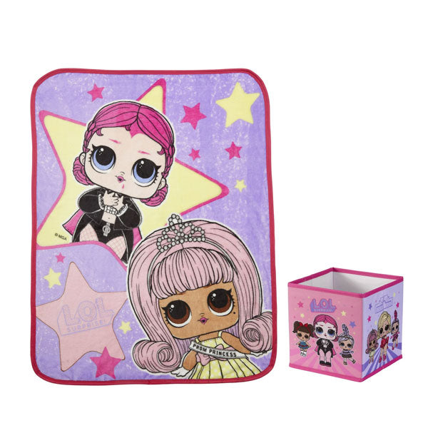LOL Surprise Blanket & Storage Bin
