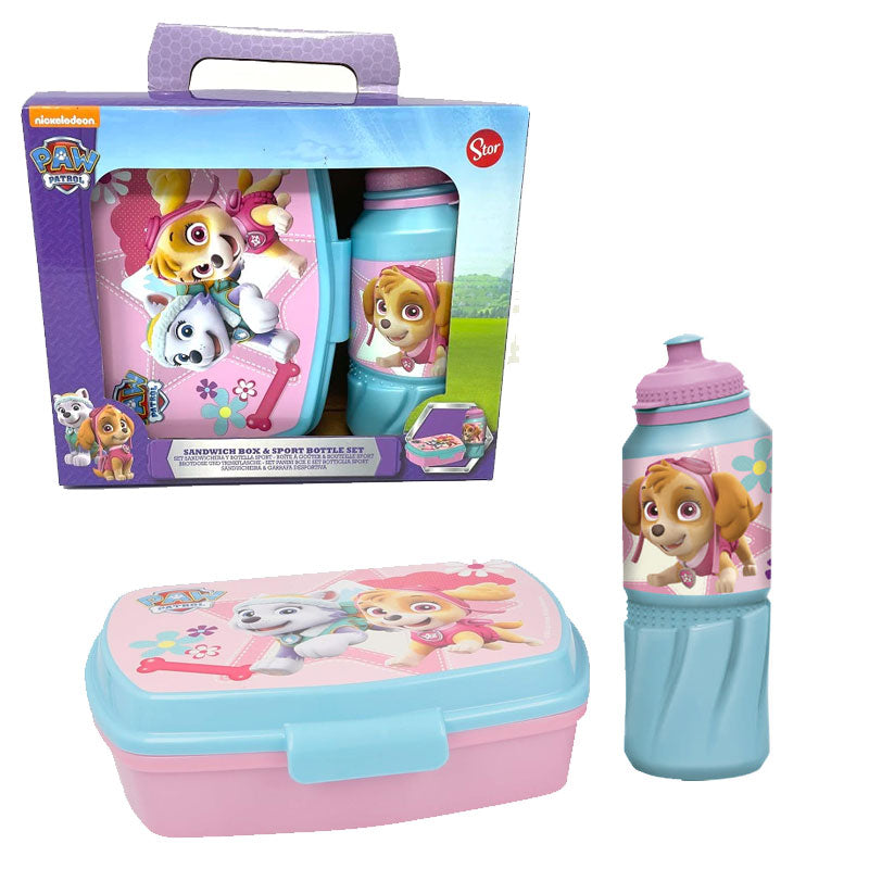 Paw Patrol Skye Sandwich Box and Bottle Set