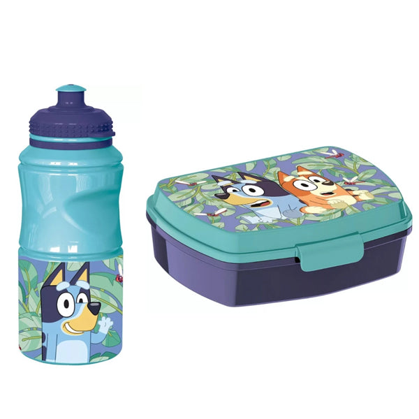 Bluey Sandwich Box and Bottle Set