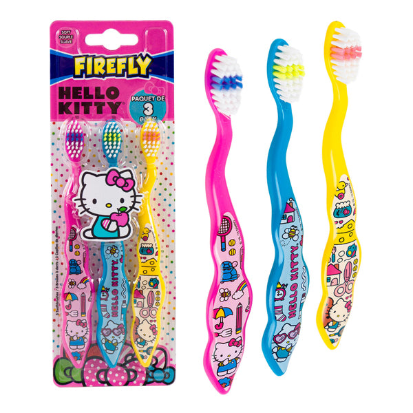 Hello Kitty 3 Pack Tooth Brush