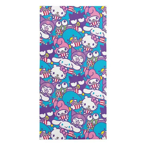 Hello Kitty Popcorn Party Microfiber Beach Towel