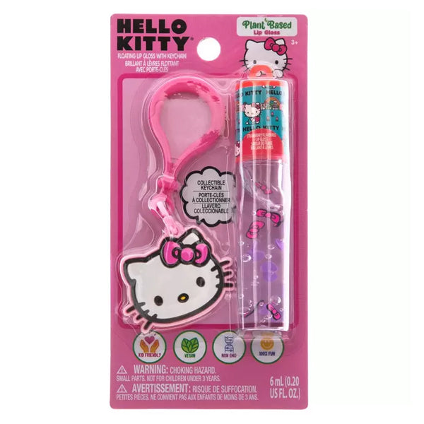 Hello Kitty Lip Gloss and Keychain