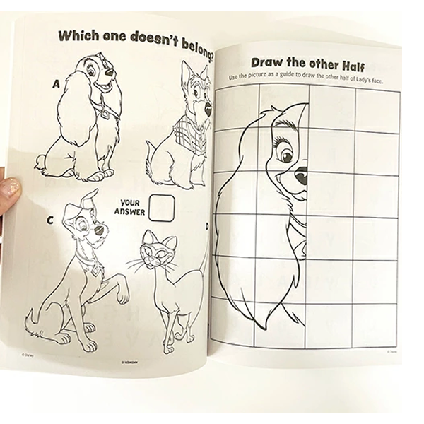 Lady and the Tramp Color and Activity Book