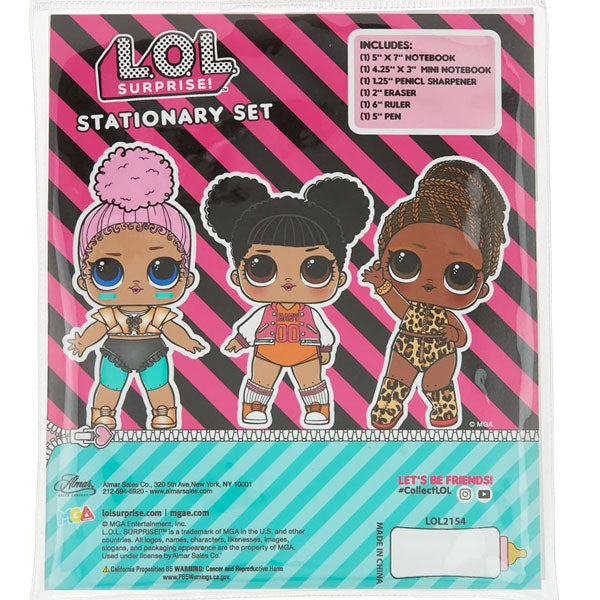 LOL Surprise 6 Piece Stationery Set