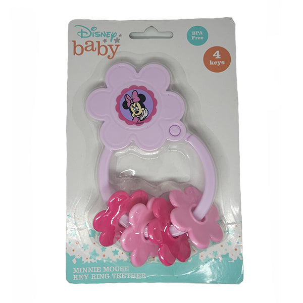 Minnie Mouse Key Ring Teether