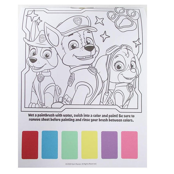 Paw Patrol Magic Paint Book