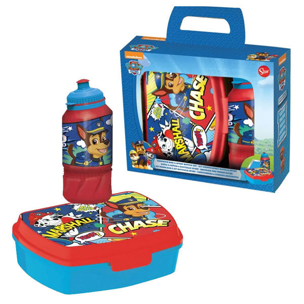Paw Patrol Sandwich Box and Bottle Set