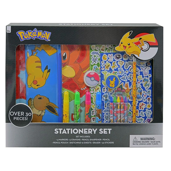 Pokemon 30 Piece Stationery Set