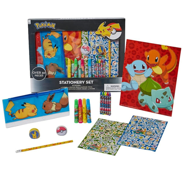 Pokemon 30 Piece Stationery Set