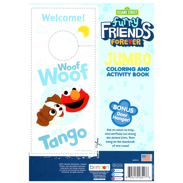 Sesame Street Elmo and Tango Coloring and Activity Book