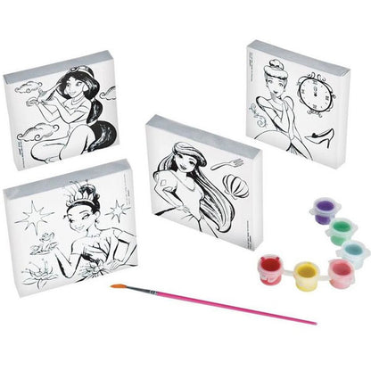 Princess Color your own Canvas Set