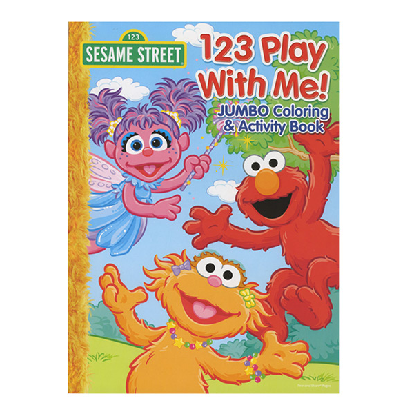 Sesame Street Jumbo Coloring and Activity Book