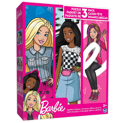 Barbie 3 Pack Puzzle