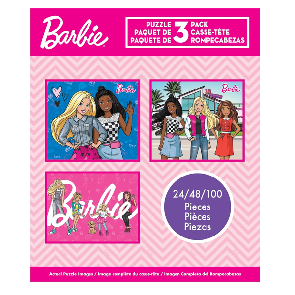 Barbie 3 Pack Puzzle