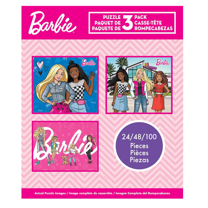 Barbie 3 Pack Puzzle