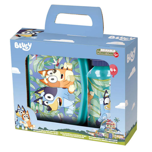 Bluey Sandwich Box and Bottle Set