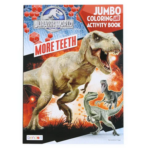 Jurassic World Jumbo Coloring and Activity Book