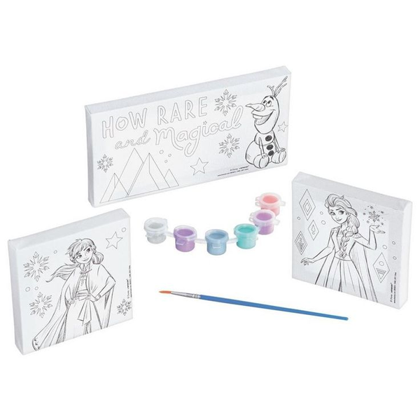 Frozen Color your Canvas Set