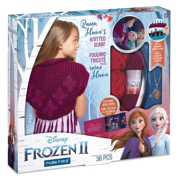 Frozen 36 Piece Knitted Scarf