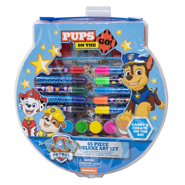 Paw Patrol 65 Piece Deluxe Art Set