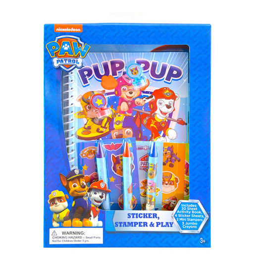 Paw Patrol Sticker Stamp & Play Set