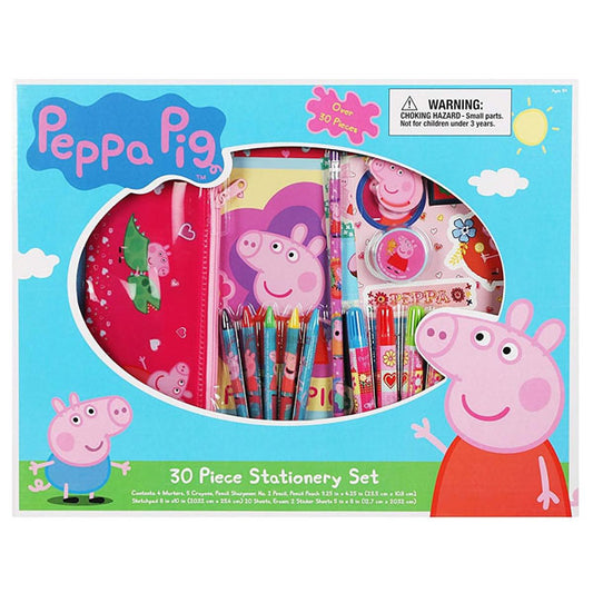 Peppa Pig 30 Piece Stationery Set