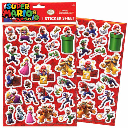 Super Mario 3D Sticker Sheet