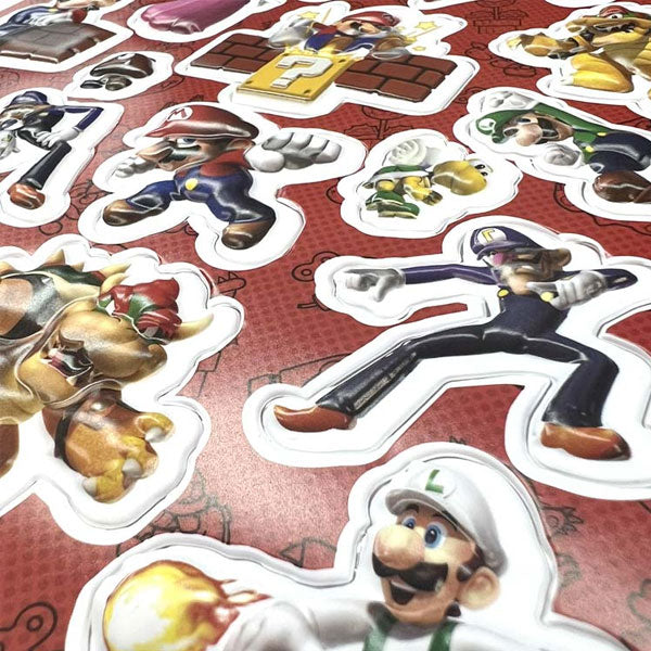 Super Mario 3D Sticker Sheet